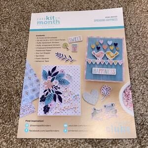 Spellbinders Card of the Month Kit: Spreading Happiness May 2023